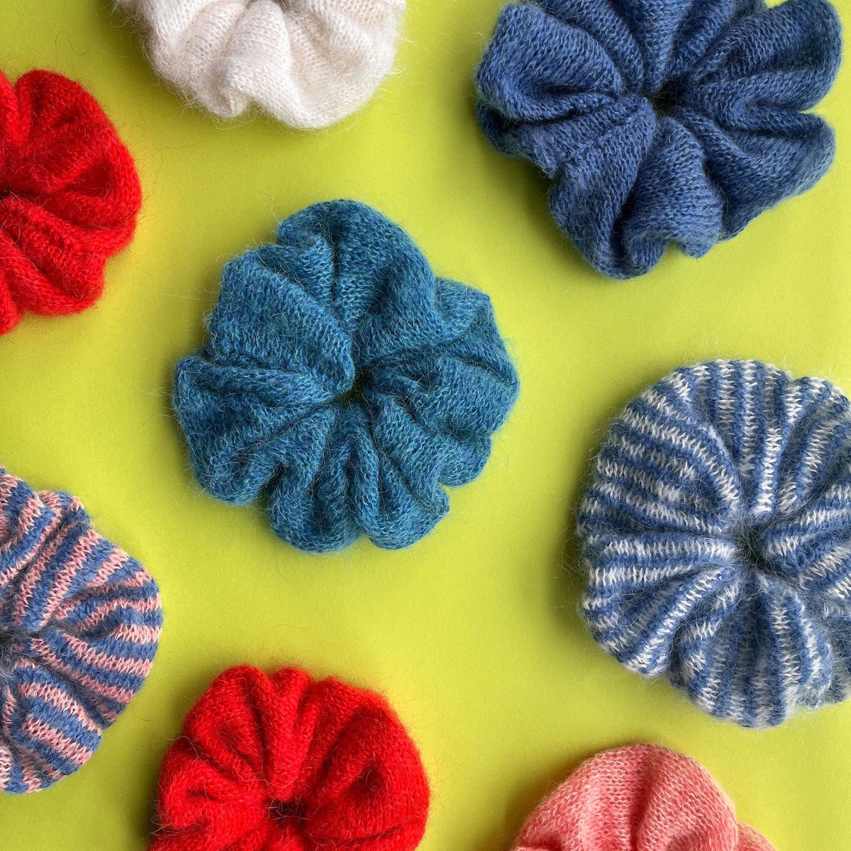 Knitted Scrunchies