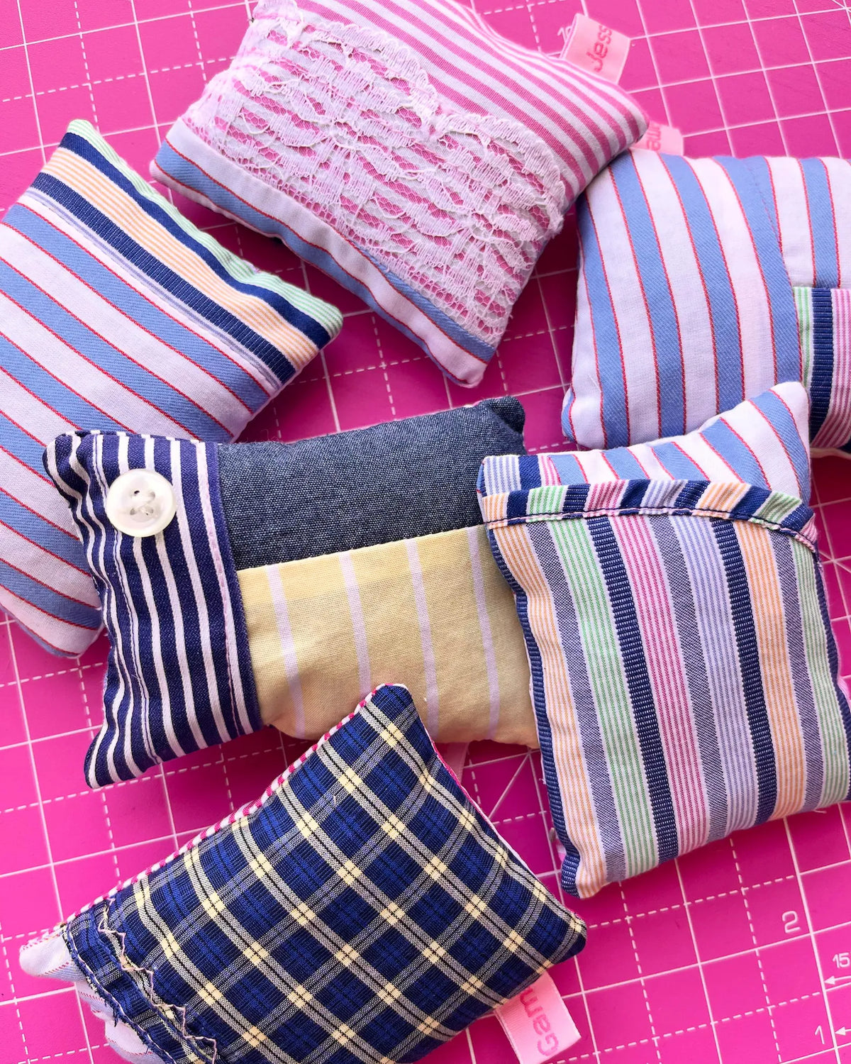 Handmade Lavender Bags made with Patchwork Cotton Scraps