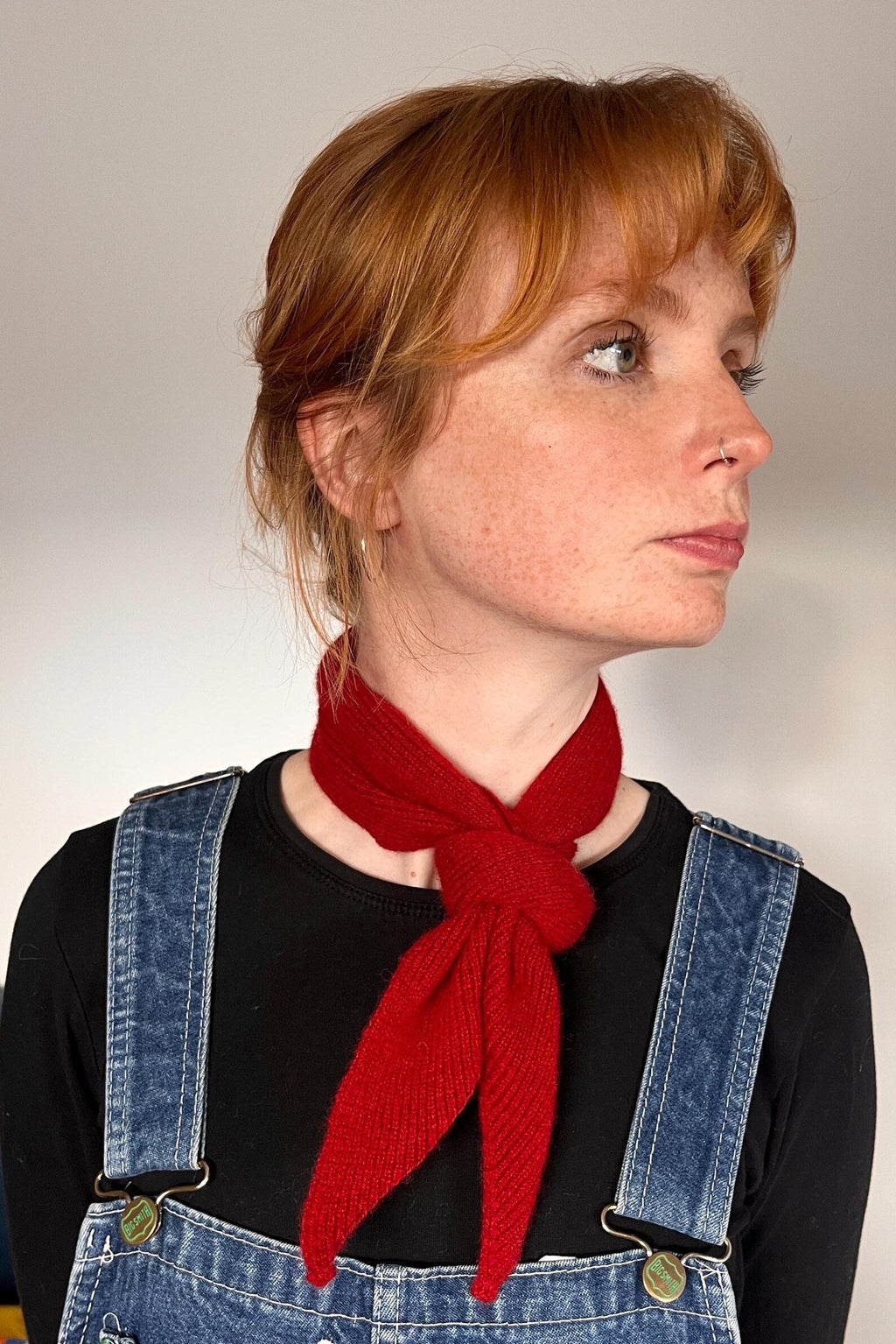 Lambswool Knitted Neckerchief