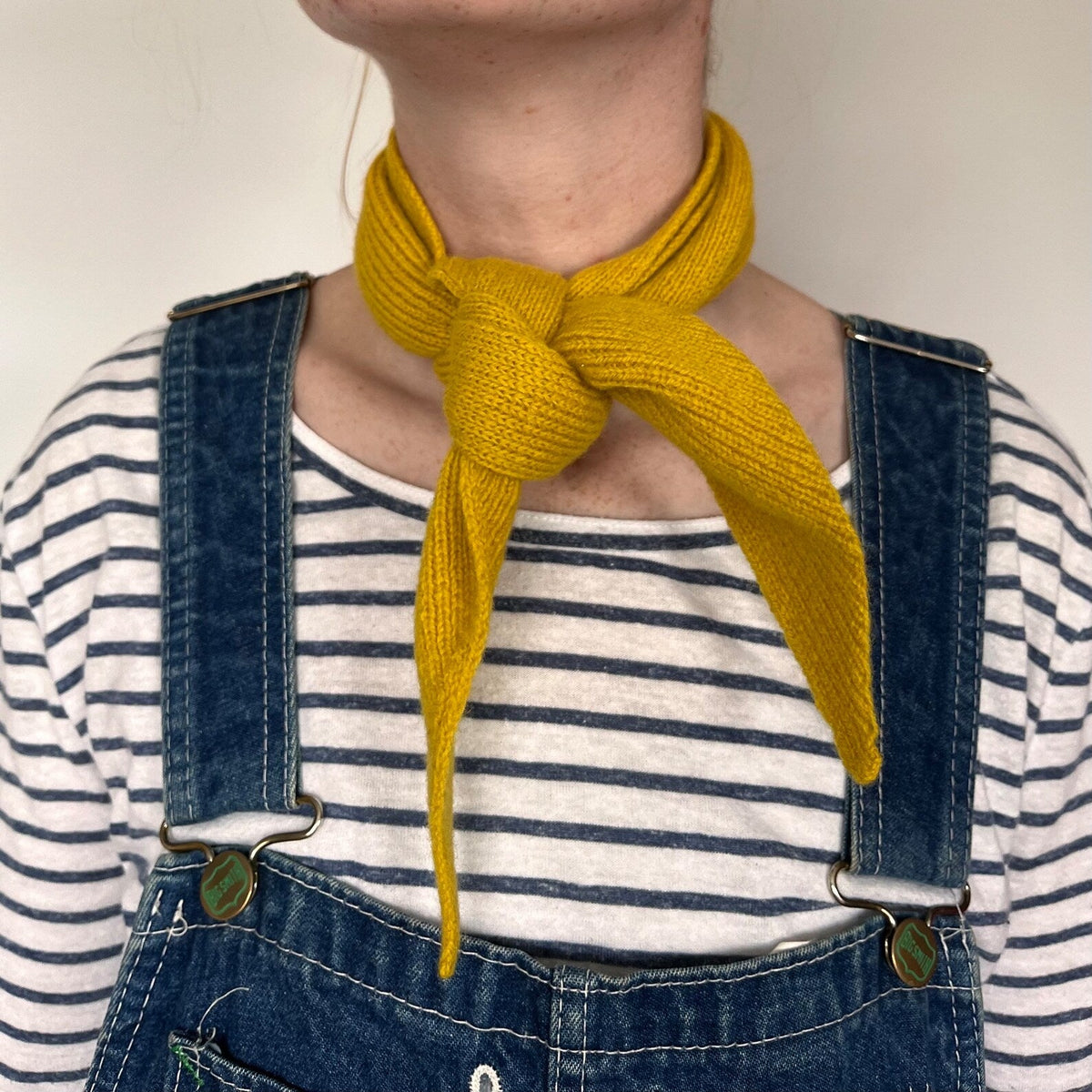 Lambswool Knitted Neckerchief