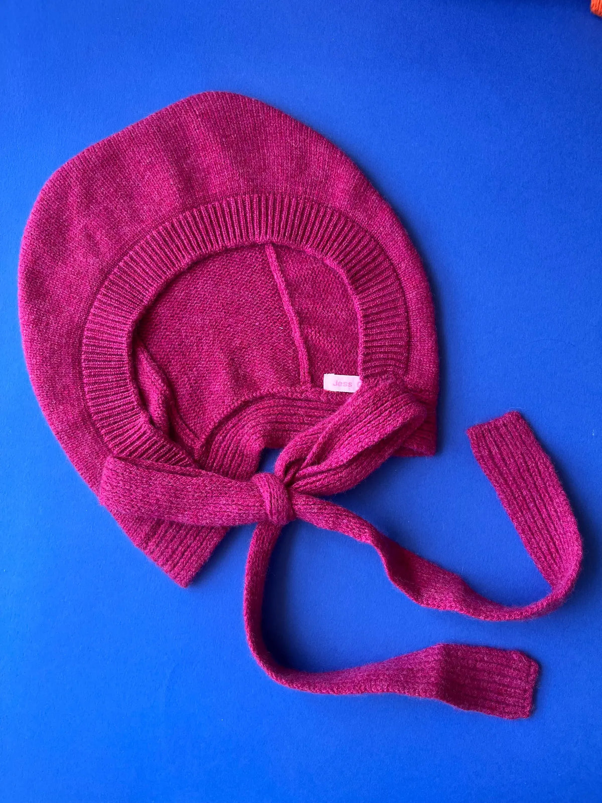 Lambswool Knitted Bonnet