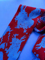 Lambswool Knitted Abstract Scarf