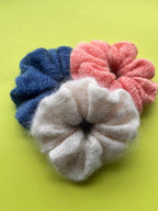 Knitted Soft Mohair Style Scrunchies