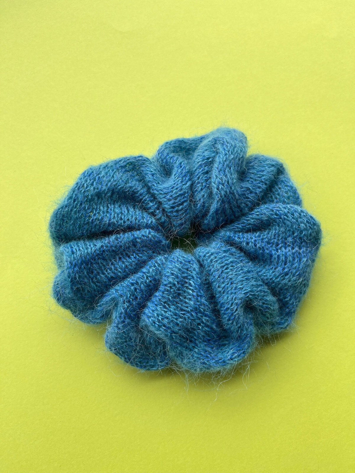 Knitted Soft Mohair Style Scrunchies