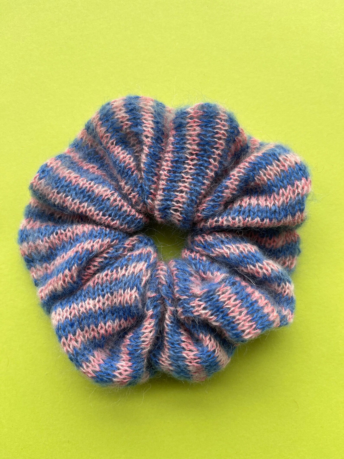 Knitted Soft Mohair Style Scrunchies