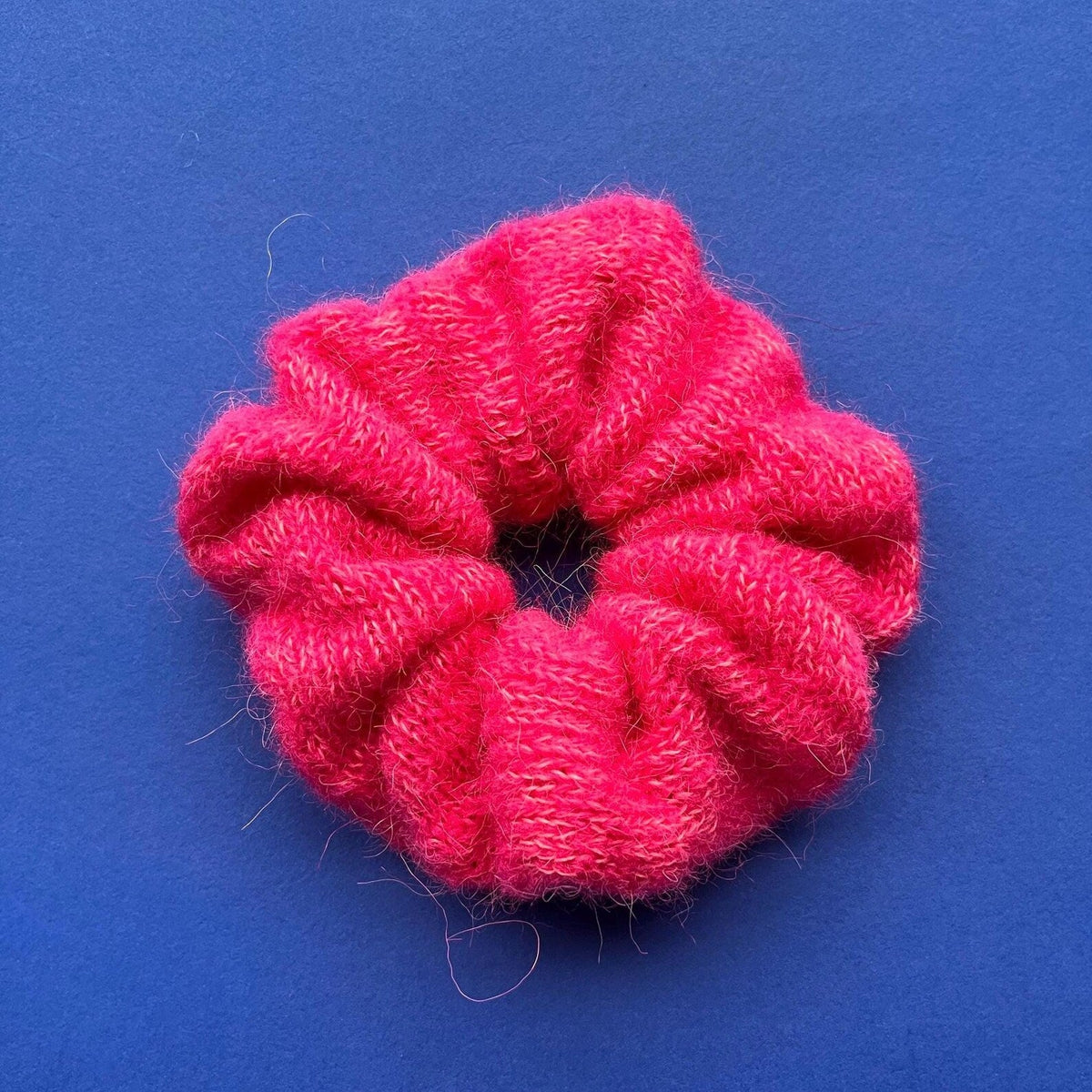 Knitted Soft Mohair Style Scrunchies