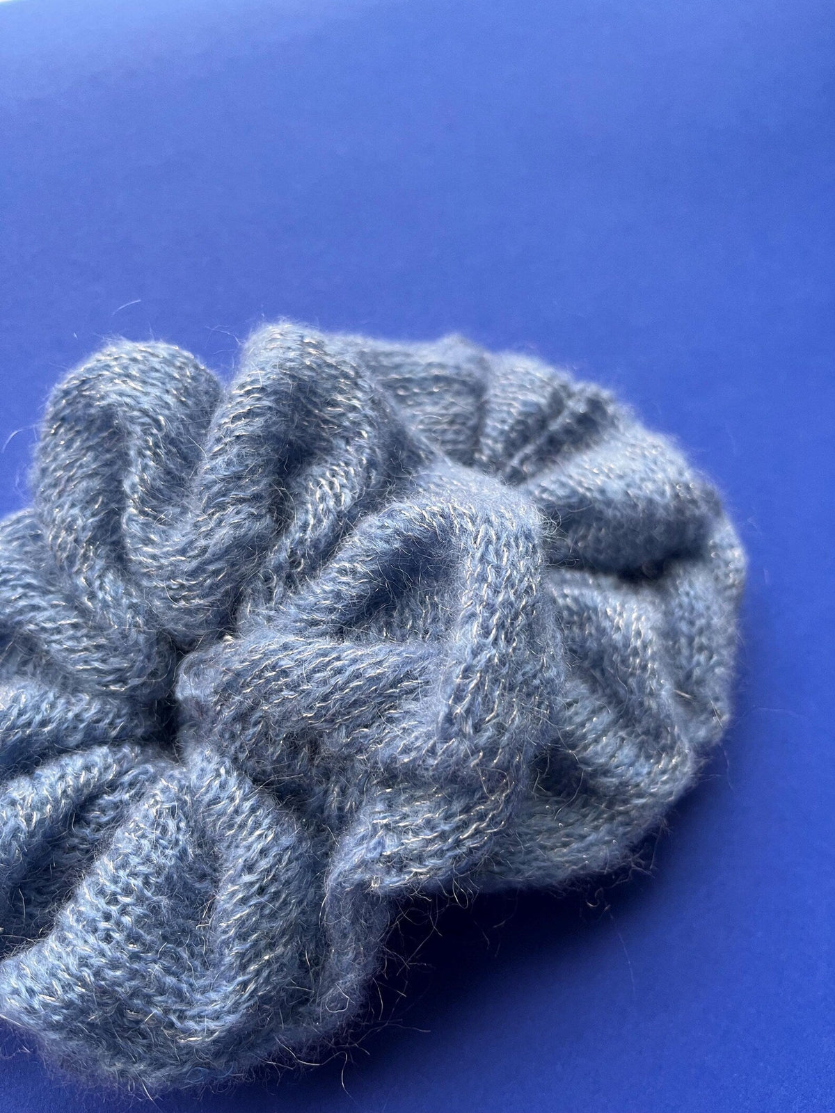 Knitted Soft Mohair Style Scrunchies