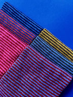 Fine Stripe Lambswool Knitted Neckerchief